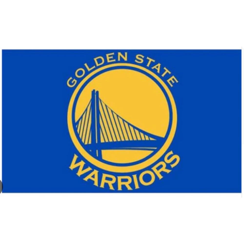 Golden St Warriors NBA Flag